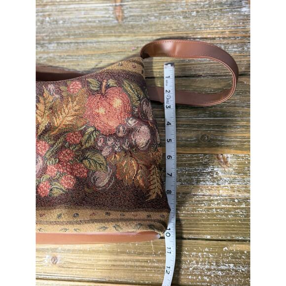 Vintage Bueno Tapestry Carpet Bag Y2K Mary Poppins Autumn Grannycore Cottage - Picture 11 of 11